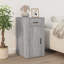Latitude Run Desk With Cabinet Engineered Wood-702174246