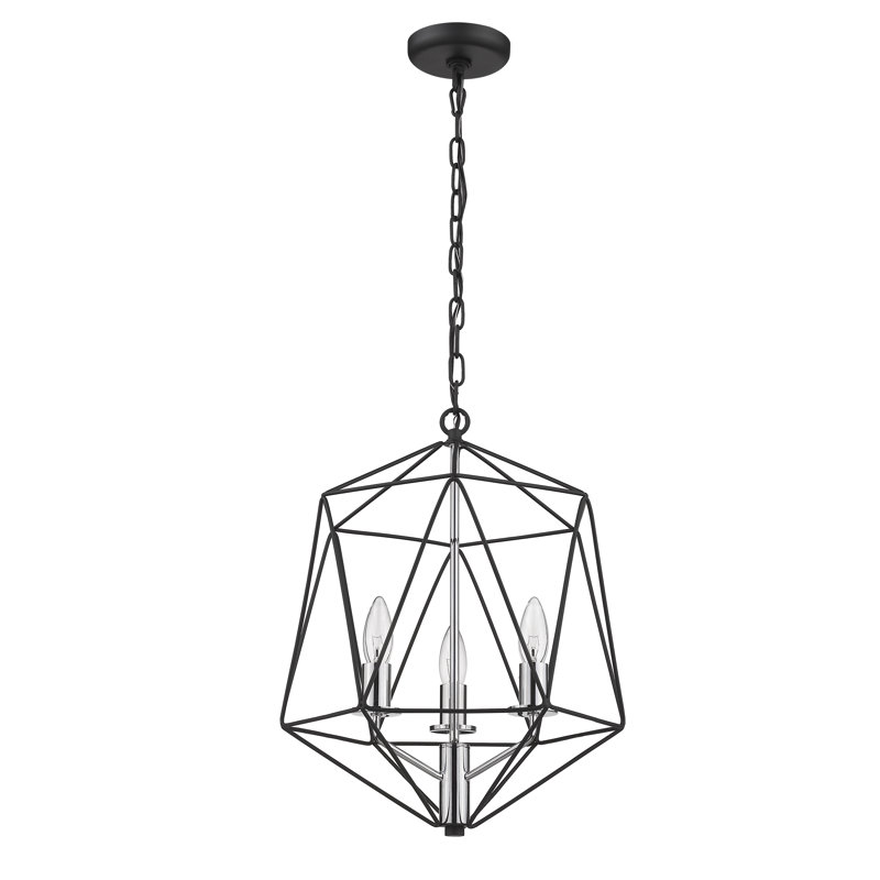 Luminaire suspendu géométrique 3 lumières Kibby