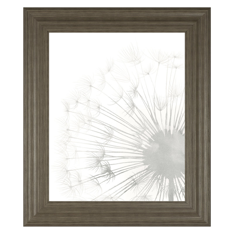 Dandelion Whisper Wall Art - 22" x 26" - Brown Frame