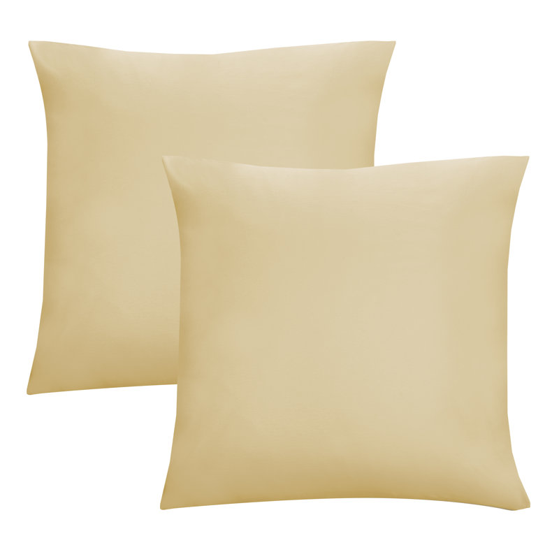 100% Cotton - Set of 2, 80cm W x 80cm L, Blackberry