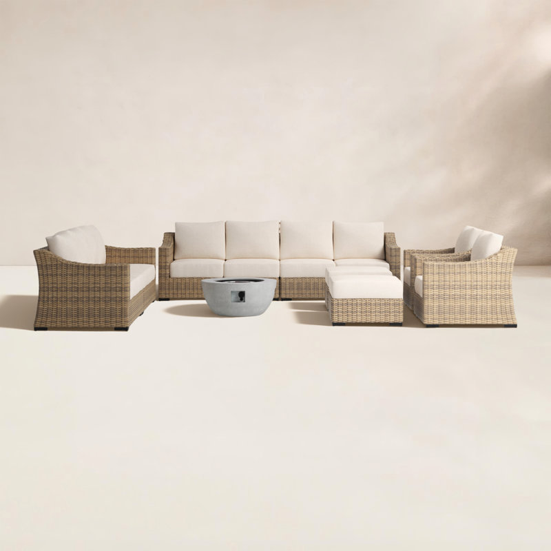 Canapé modulaire 9 pièces Eloisa, Tanné