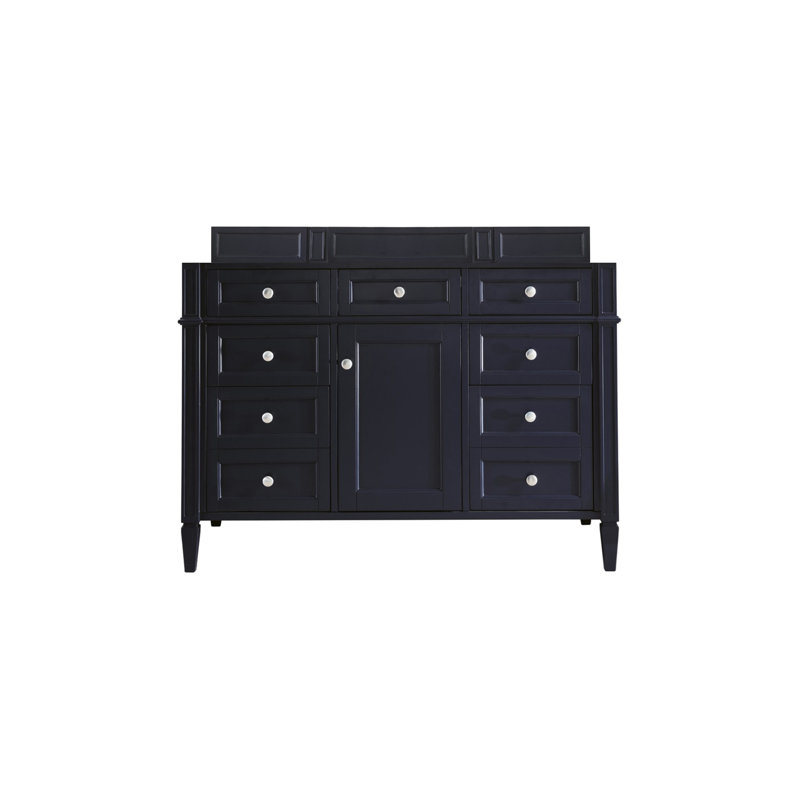 Dussault 48" Single Bathroom Vanity, Victory Blue, Phantome Eclos, 8" Widespread
