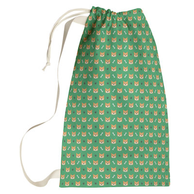 Leffel Fabric Laundry Bag with Handles