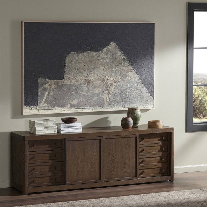 Sonora Noche by Paul Meyer, 43" H x 72" W, Natural Maple Framed Canvas