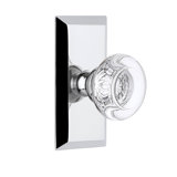 Grandeur Concealed Screw Mechanism Mushroom Knob with Rectangle Rosette