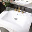 Ensemble de meuble-lavabo mural pour petit espace-35450730
