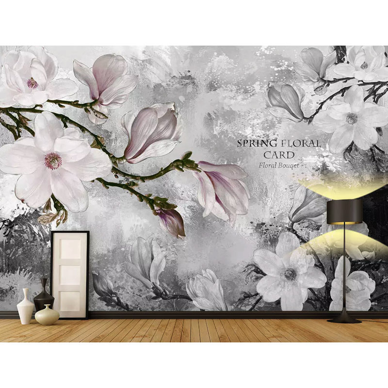 Murale à peindre L 6,25 pi x l 112 po Magnolia, L 6,25 pi x l 9,33 pi