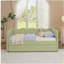Lit de jour en vichy douillet avec lit gigogne et canapé-lit simple-250396002