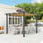 2.37m x 2.97m x 2.97m Pergola