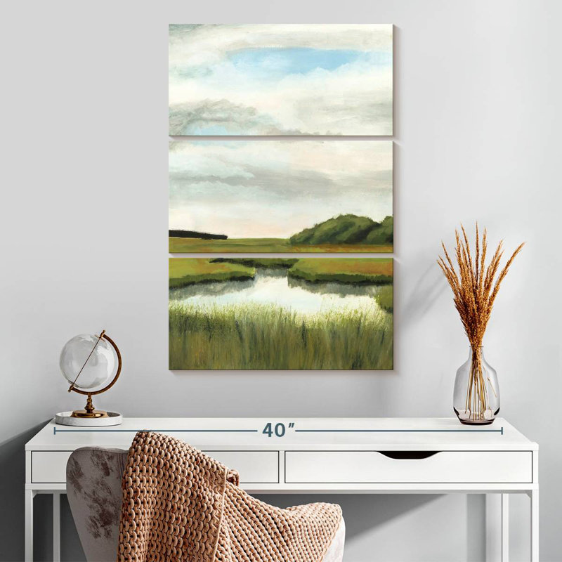 Alvord Marsh Landscape II, H 32 po x l 20 po