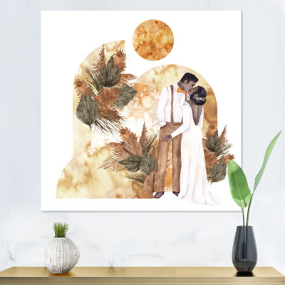 " Radiant Newly Weds I " Painting Print