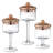 3-Piece Kitchen Glass Jars Canister Set