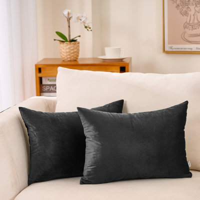 Plain Velvet Collection Velvet Pillow Cover