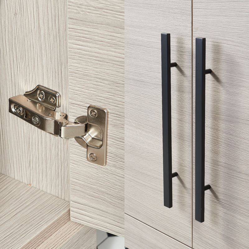 Meuble-lavabo simple autoportant 24 po Modern Paze, avec lavabo en céramique
