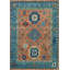 Tapis traditionnel rouille en laine noué à la main Ava Kazak-676529048