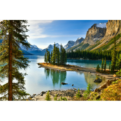 Maligne Lake, Canada - Wrapped Canvas Print