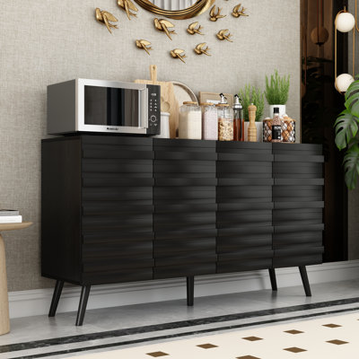 Buffet bas de l 55,1 po avec quatre portes