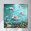 Art mural en verre trempé fleur rose-1473156309
