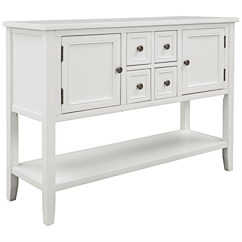 Alexsandra 46'' Console Table, White