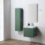 Meuble-lavabo flottant avec lavabo et armoire latérale 20 po Loften-87851279