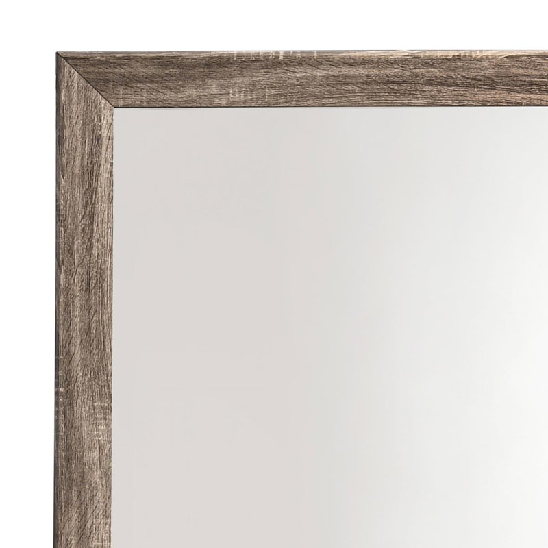 Canmore Rectangle Dresser Mirror, Washed Taupe