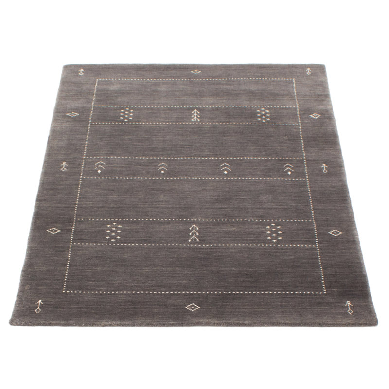 Tapis gris Kashkuli Gabbeh 3 pi 11 po x 5 pi 10 po