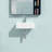 21"X16" White Ceramic Rectangular Wall Mounted Bathroom Sink With Faucet Hole And Overflow