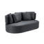 Adriaens 190cm Wide Wood Patio Sofa with Cushions-70545535