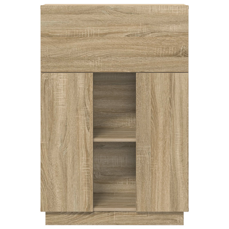 Writing Desk Engineered Wood Large, Sonoma Oak