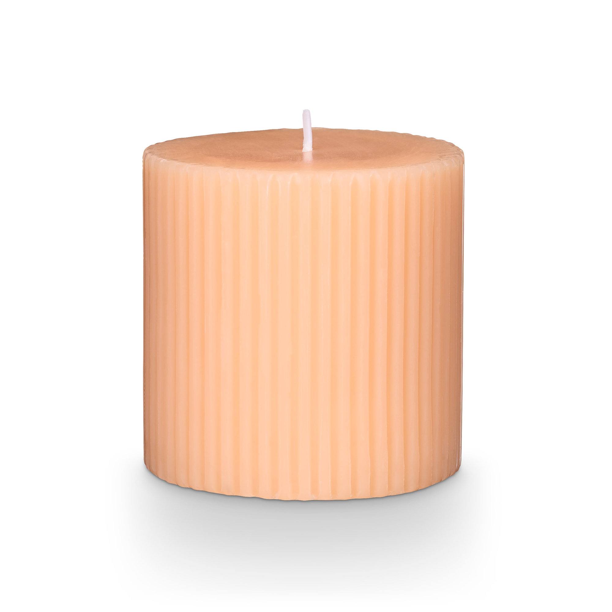 ILLUME Beautifully Done Medium Fragranced Pillar Candle, Blackberry Absinthe, Paloma Petal, Small