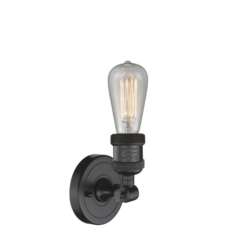Chickerell Armed Sconce, 6 Watt Vinage LED Bulb, Oil Rubbed Bronze