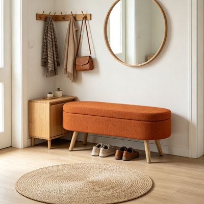 Banc de rangement rembourré Boucle