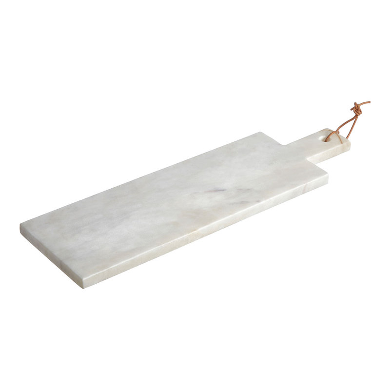 Harmond Marble Chopping Board, 50 cm W x 15 cm L, White