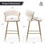 Tabouret de comptoir 25,2 po Kristyn-300186282