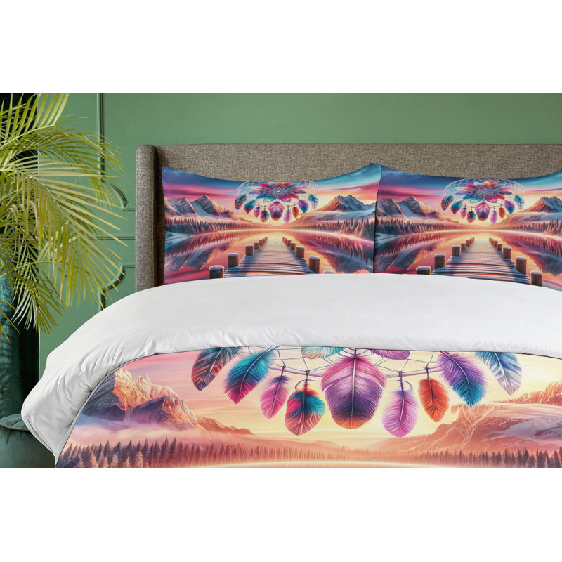 Lake Duvet Cover, King Duvet Cover + 2 Standard Shams