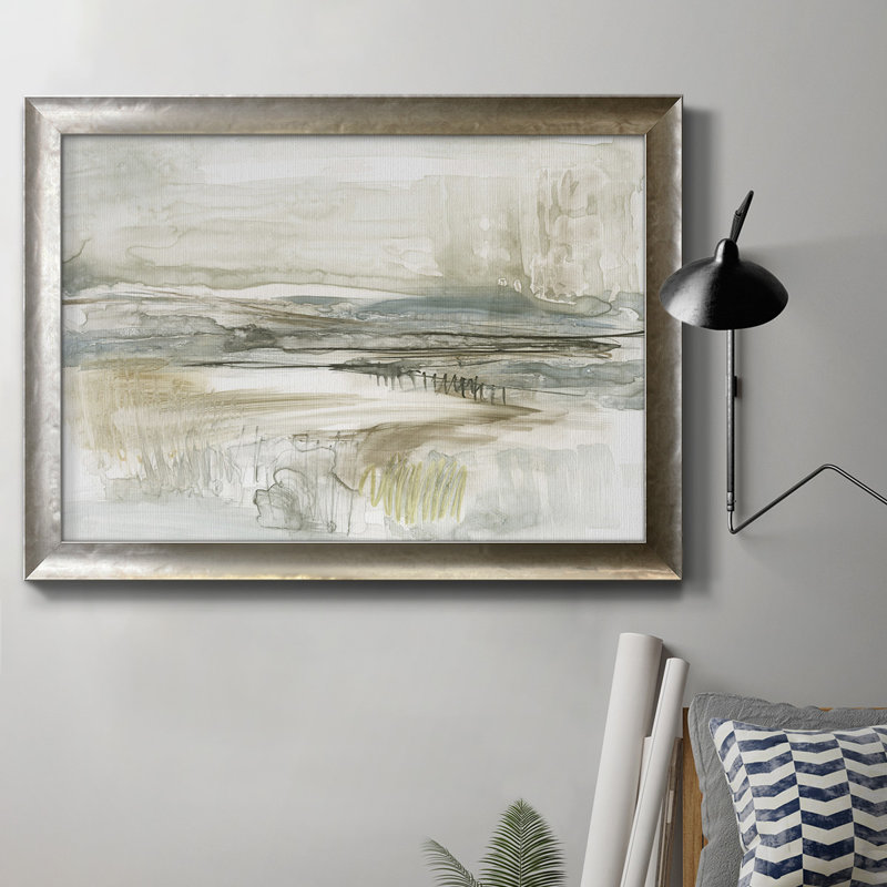 Toile encadrée de qualité supérieure Stark Neutral Landscape II - prête à être accrochée, H 16 po x l 20 po