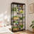 Open Display Rack,Farmhouse Bookshelf,Versatile Storage Bookcase