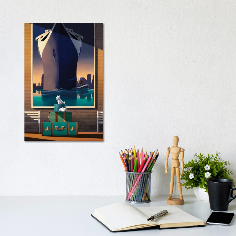 First Class by Ross Jones - Wrapped Canvas Print, 20.32 cm H x 30.48 cm W