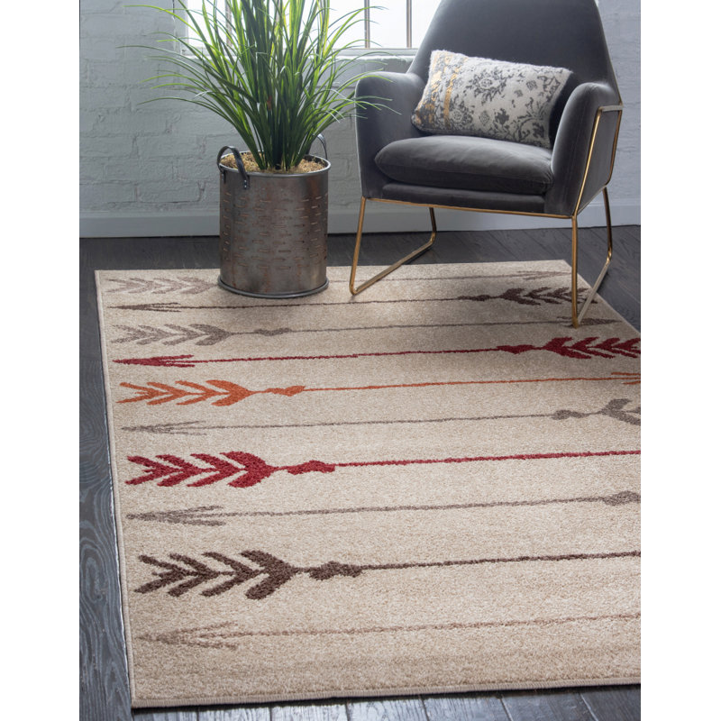 Abstract Area Rug, Rectangle 152 x 244cm