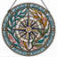 Vitrail Compass Rose-131577721