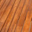 Table de salle à manger en bois pour l'extérieur - Finition grain naturel, 72,09 po de profondeur, 36,37 po de largeur, 30,58 po de hauteur, 52,51 lb de poids, surface facile à assembler pour la finition des repas Grace, profondeur, largeur