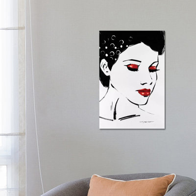 Sketch Pop II 1 Piece Wrapped Canvas Wall Art