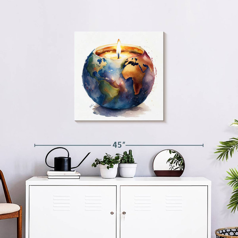 Khyia Climate Changing, 24" H x 24" W