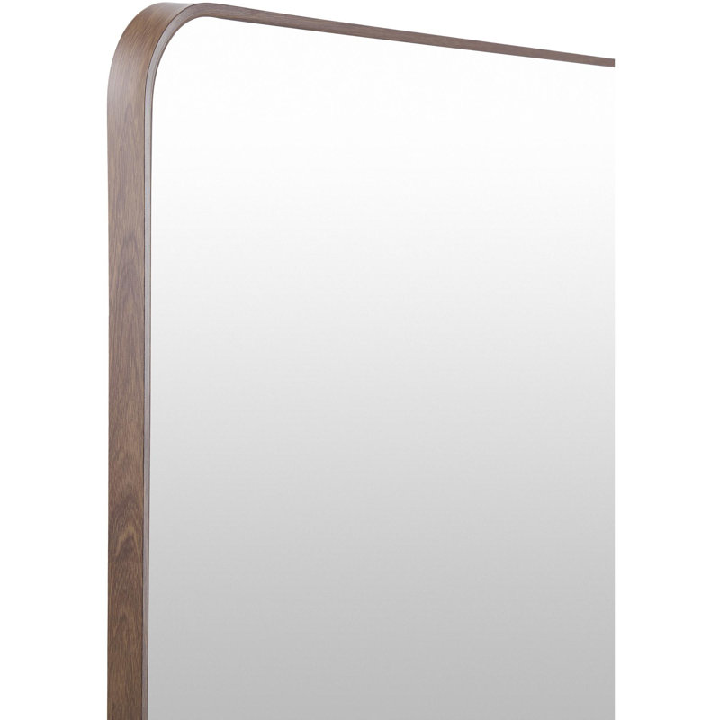 Miroir pleine longueur Destefano Essence, 32 po x 32 po, Noyer foncé