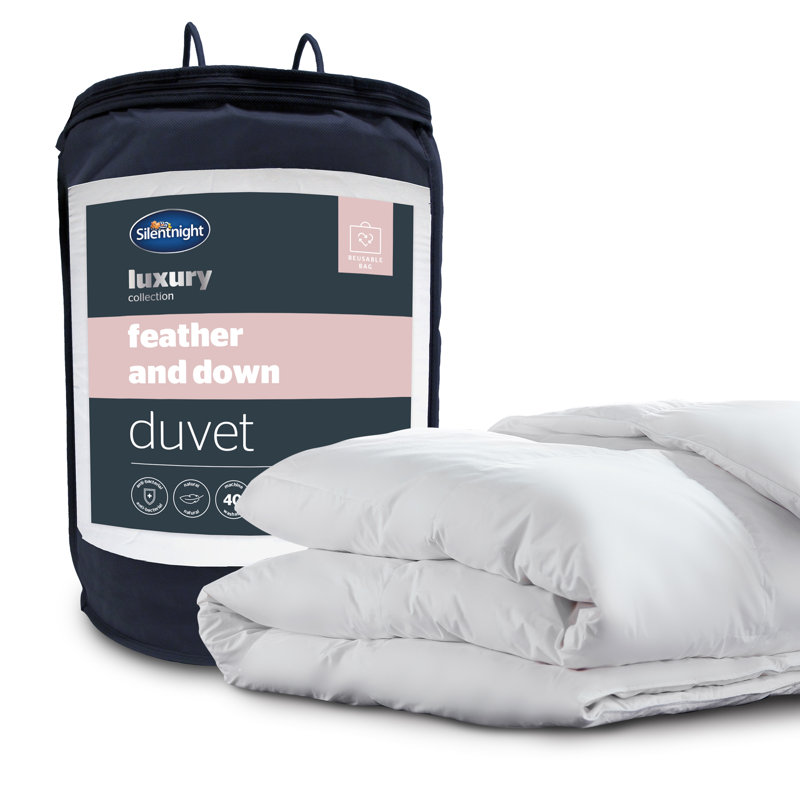 Silentnight Feather and Down Anti-Allergy 13.5 Tog Duvet, Double