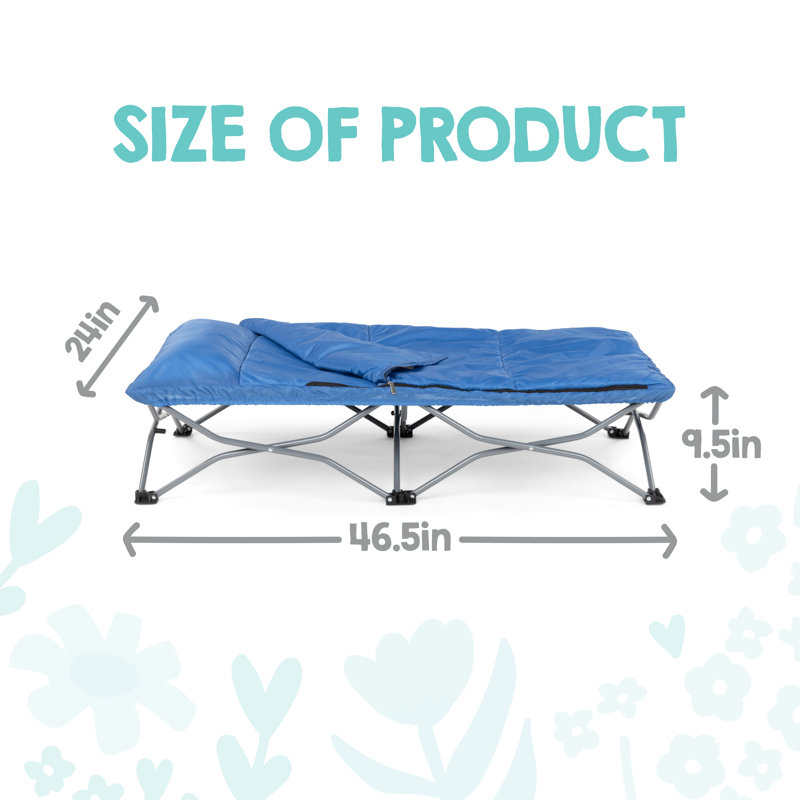 Deluxe My Cot® Portable Toddler Travel Bed with Sleeping Bag