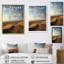 Wind Turbines Minimalist Motion II - reproduction sur toile-52123681-52123710
