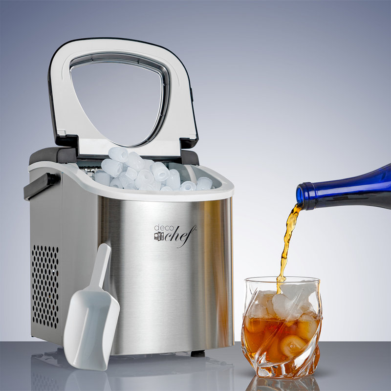 Deco Chef 26 lb. Daily Production Bullet Ice Portable Ice Maker