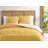  Pasadena Medallion Yellow Microfiber Comforter with Tassels-1104642789