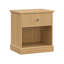 57.7 cm W Solid Wood Bedside Table